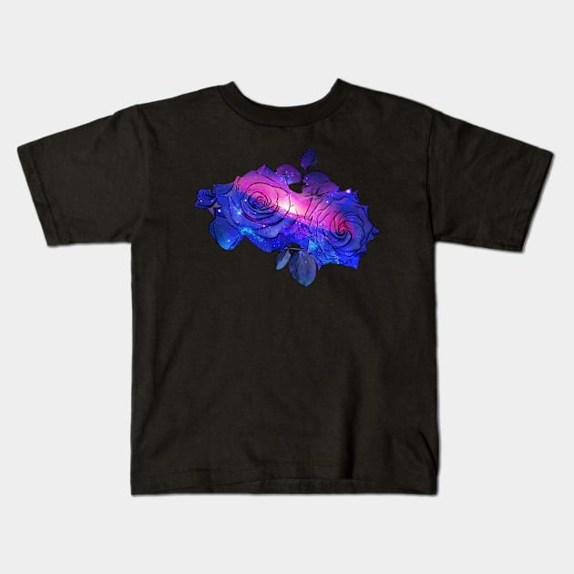 Cosmic Flowering Kids T-Shirt by stingi